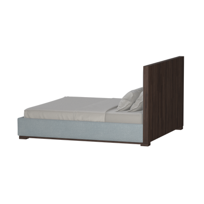Ava Bed with Framed Vertical Headboard Panels