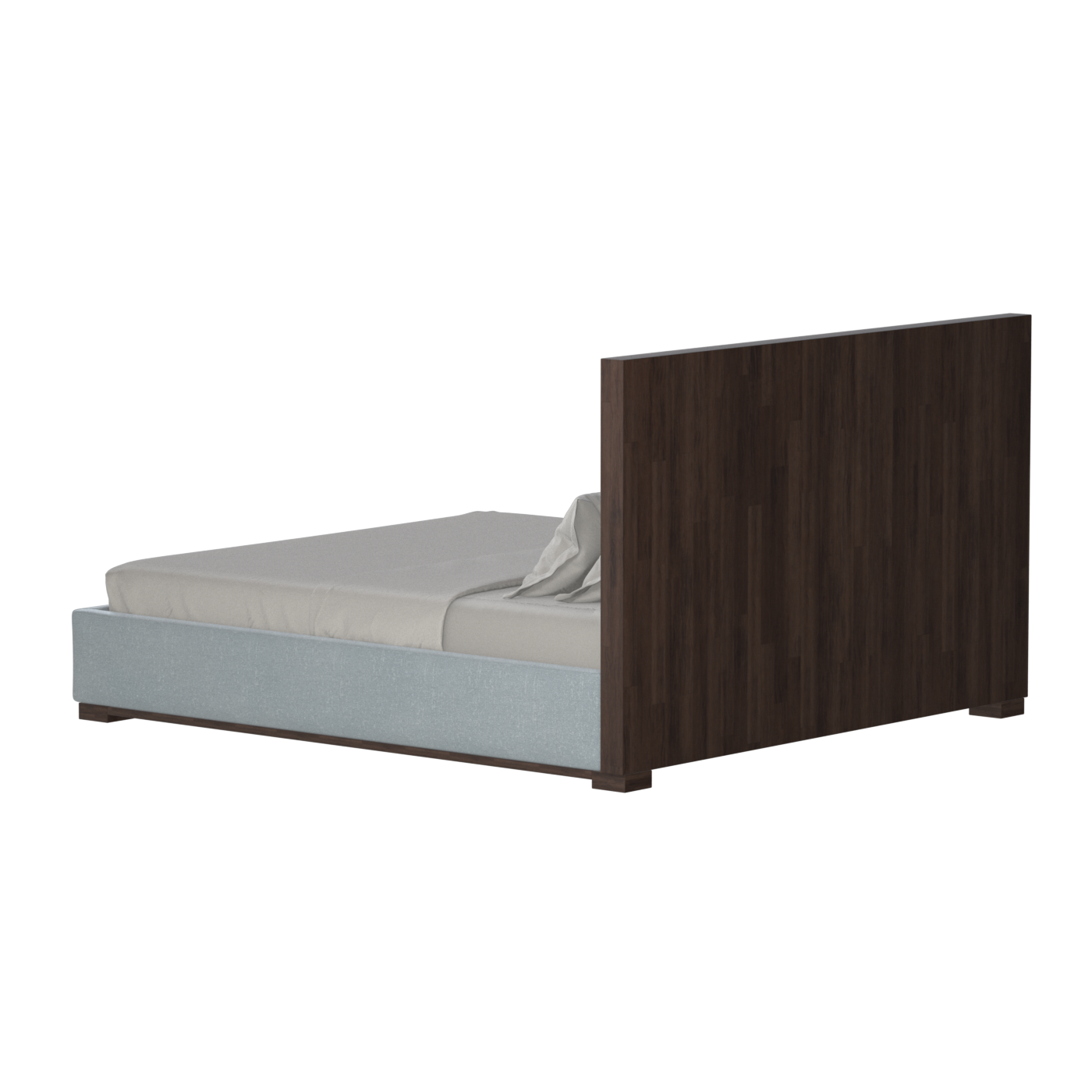 Ava Bed with Framed Vertical Headboard Panels