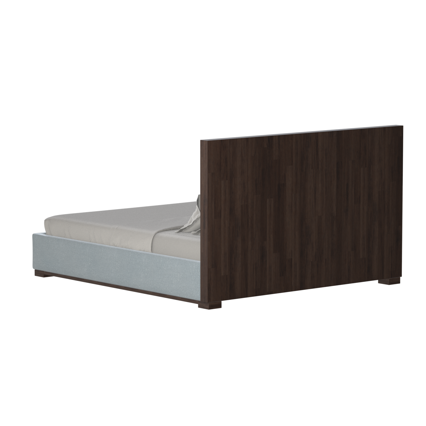 Ava Bed with Framed Vertical Headboard Panels