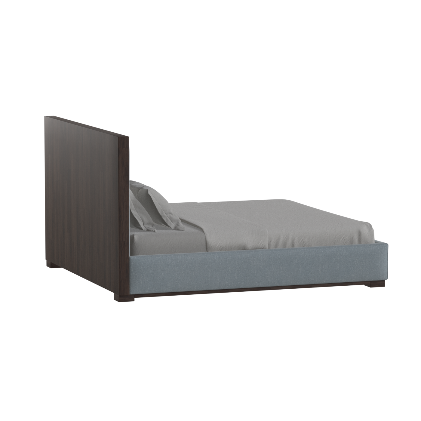 Ava Bed with Framed Vertical Headboard Panels