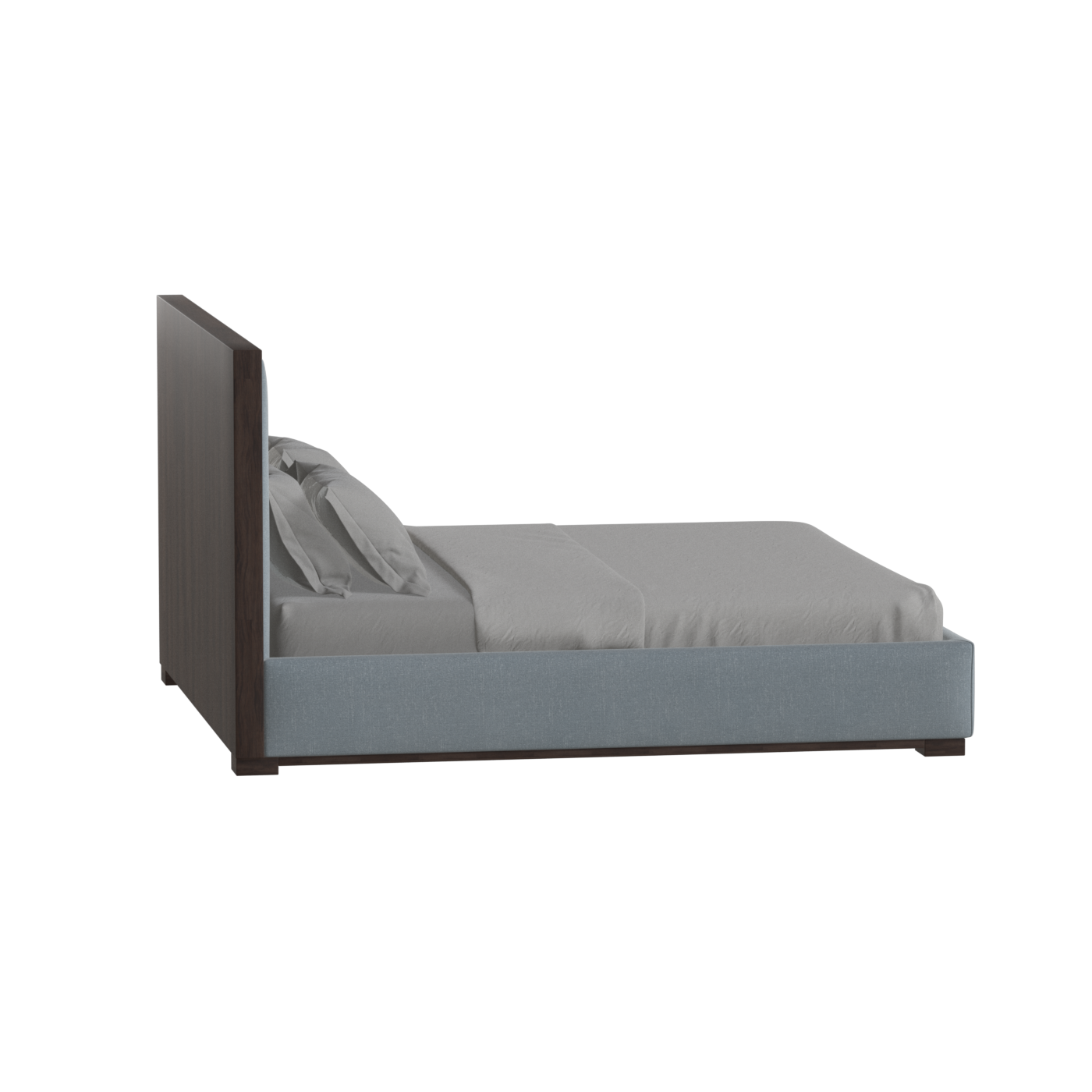 Ava Bed with Framed Vertical Headboard Panels