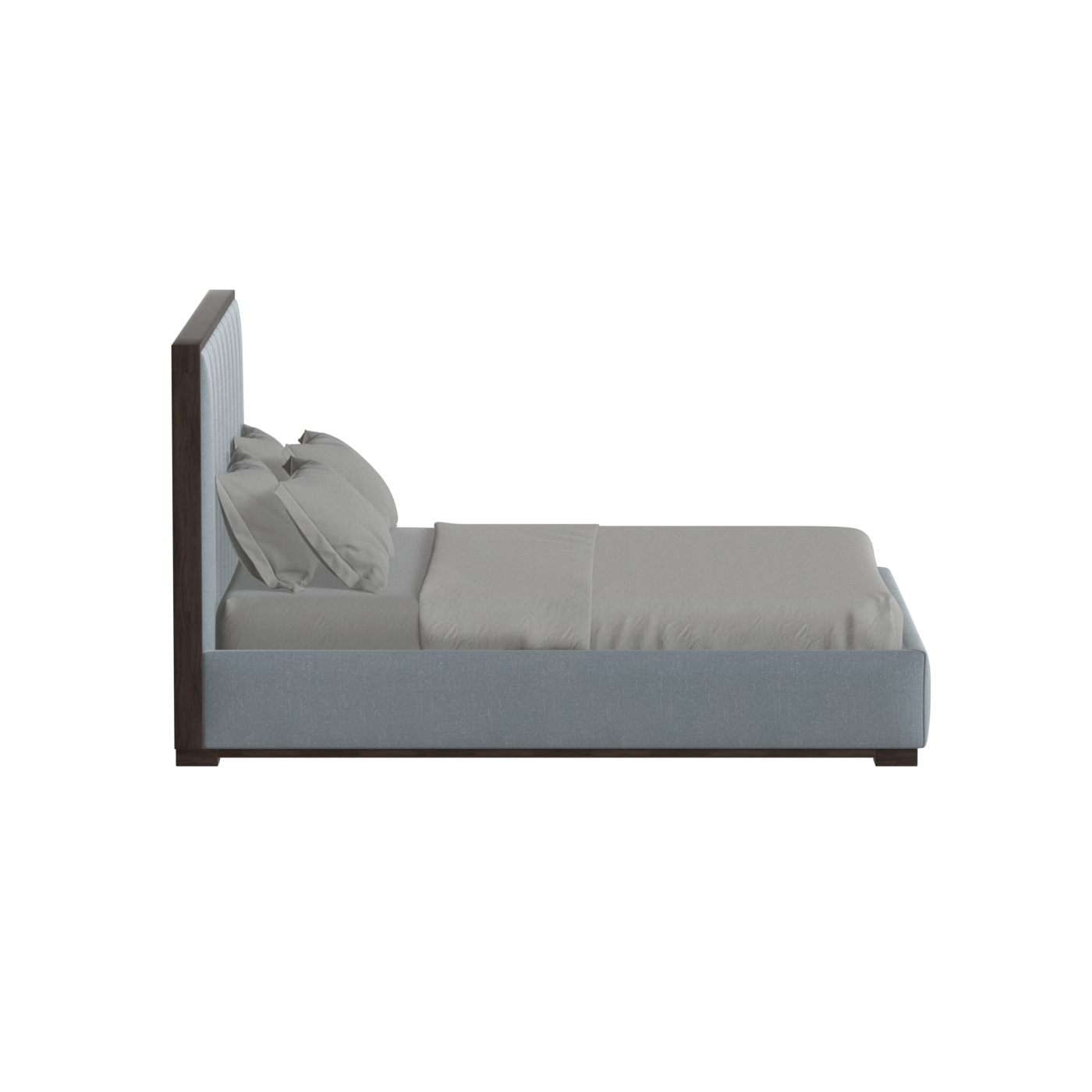 Ava Bed with Framed Vertical Headboard Panels