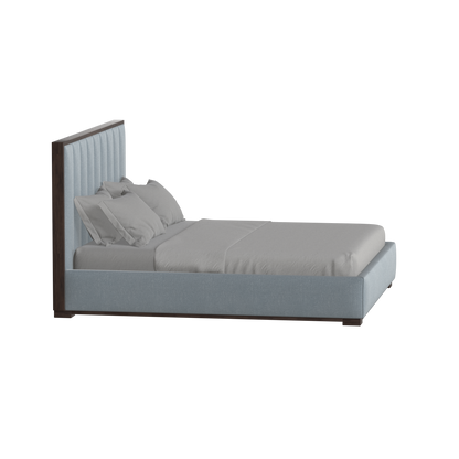 Ava Bed with Framed Vertical Headboard Panels