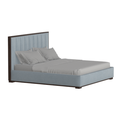 Ava Bed with Framed Vertical Headboard Panels