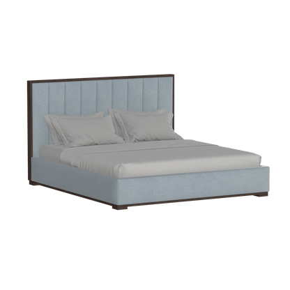 Ava Bed with Framed Vertical Headboard Panels