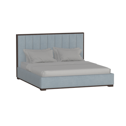 Ava Bed with Framed Vertical Headboard Panels