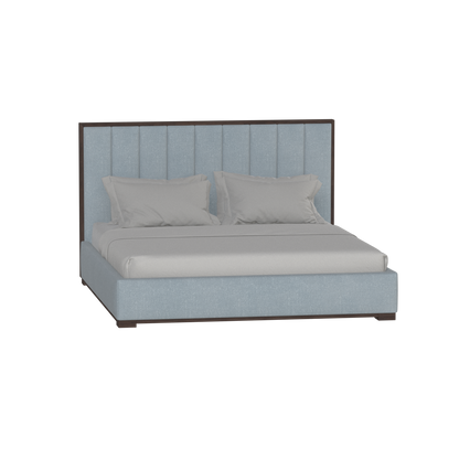 Ava Bed with Framed Vertical Headboard Panels
