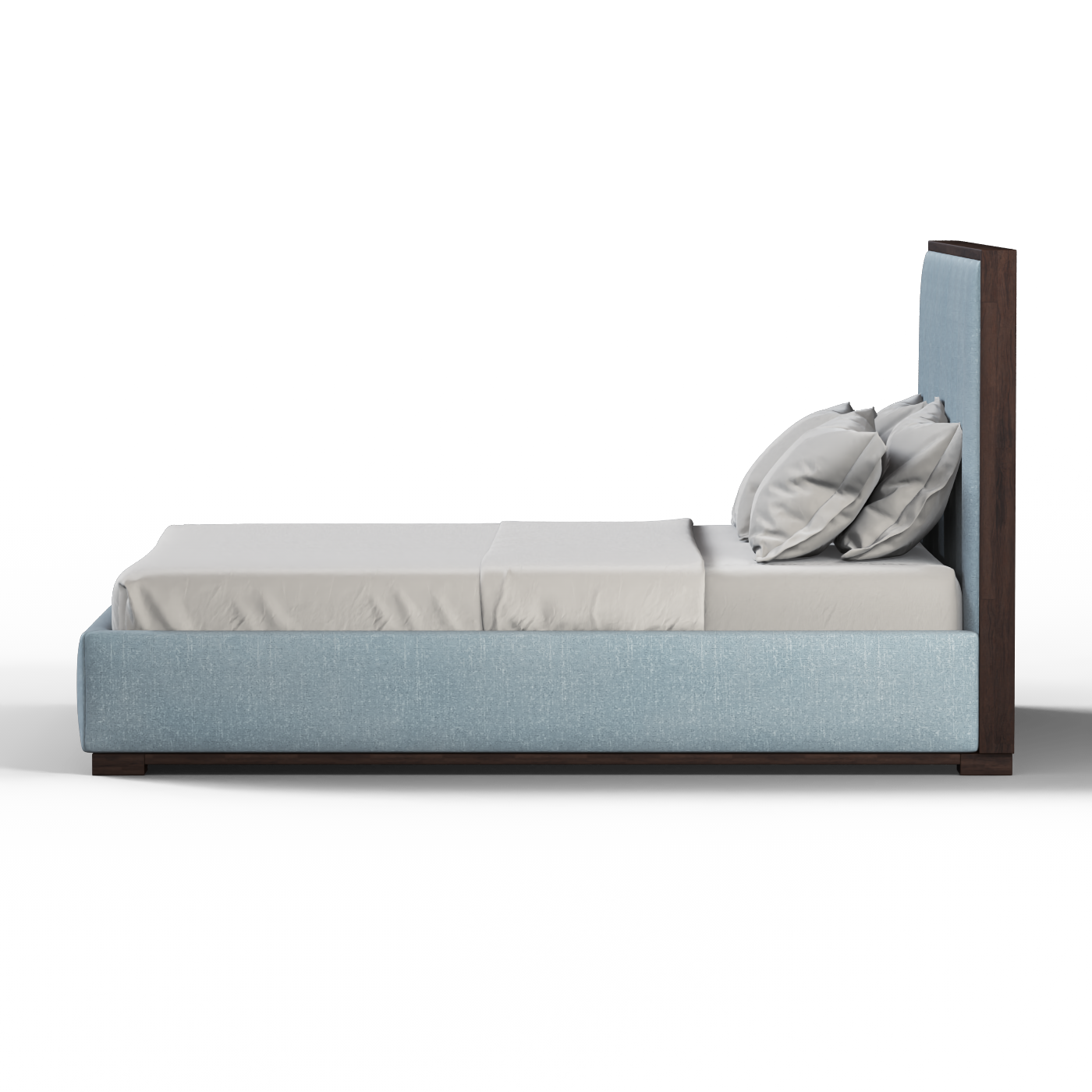 Ava Bed with Framed Vertical Headboard Panels