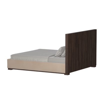 Ava Bed with Framed Vertical Headboard Panels