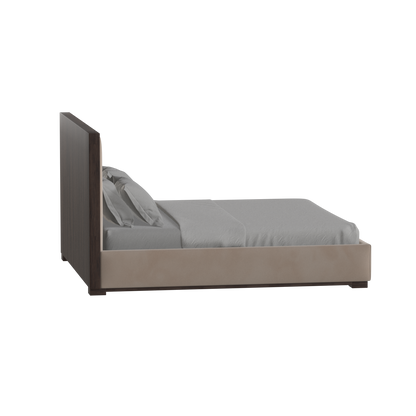 Ava Bed with Framed Vertical Headboard Panels
