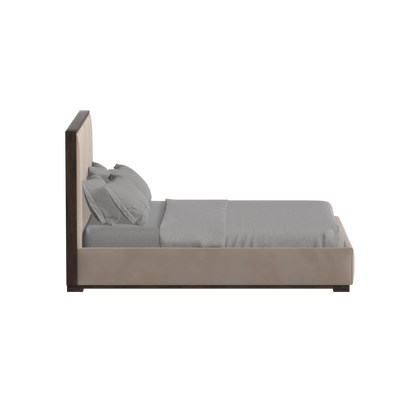Ava Bed with Framed Vertical Headboard Panels