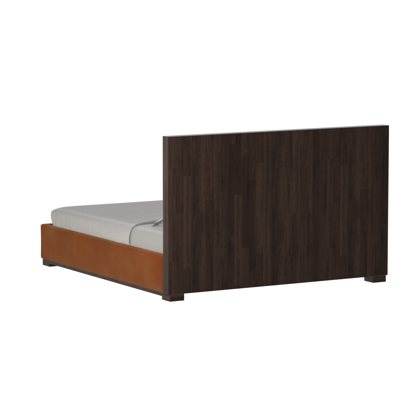 Ava Bed with Framed Vertical Headboard Panels