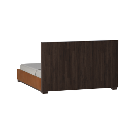 Ava Bed with Framed Vertical Headboard Panels