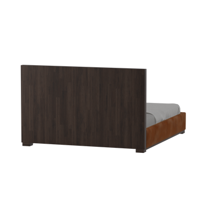 Ava Bed with Framed Vertical Headboard Panels