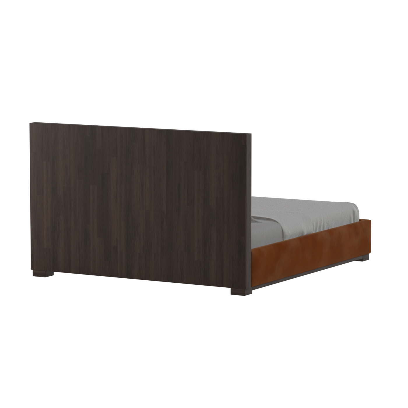 Ava Bed with Framed Vertical Headboard Panels
