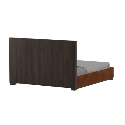 Ava Bed with Framed Vertical Headboard Panels