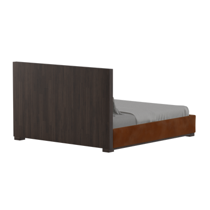 Ava Bed with Framed Vertical Headboard Panels