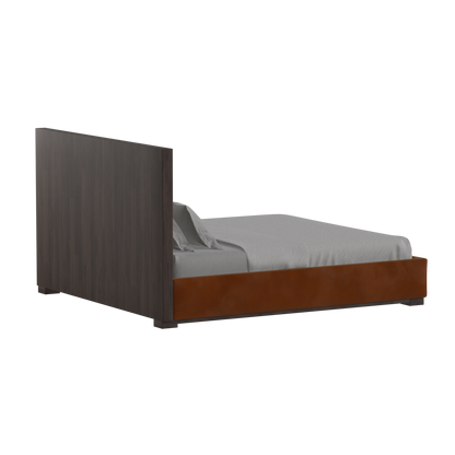 Ava Bed with Framed Vertical Headboard Panels