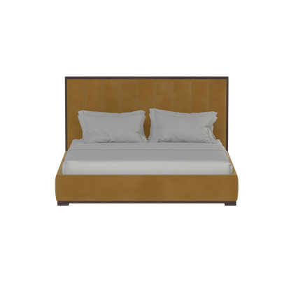 Ava Bed with Framed Vertical Headboard Panels