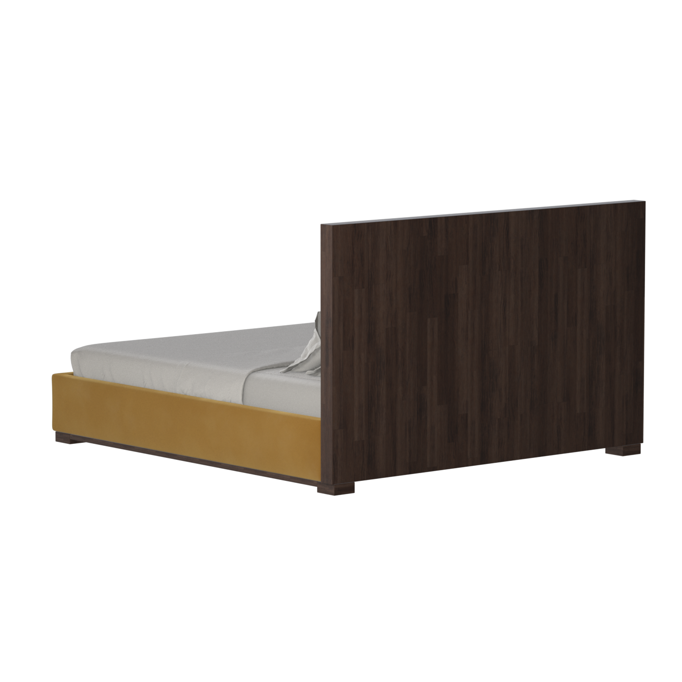 Ava Bed with Framed Vertical Headboard Panels