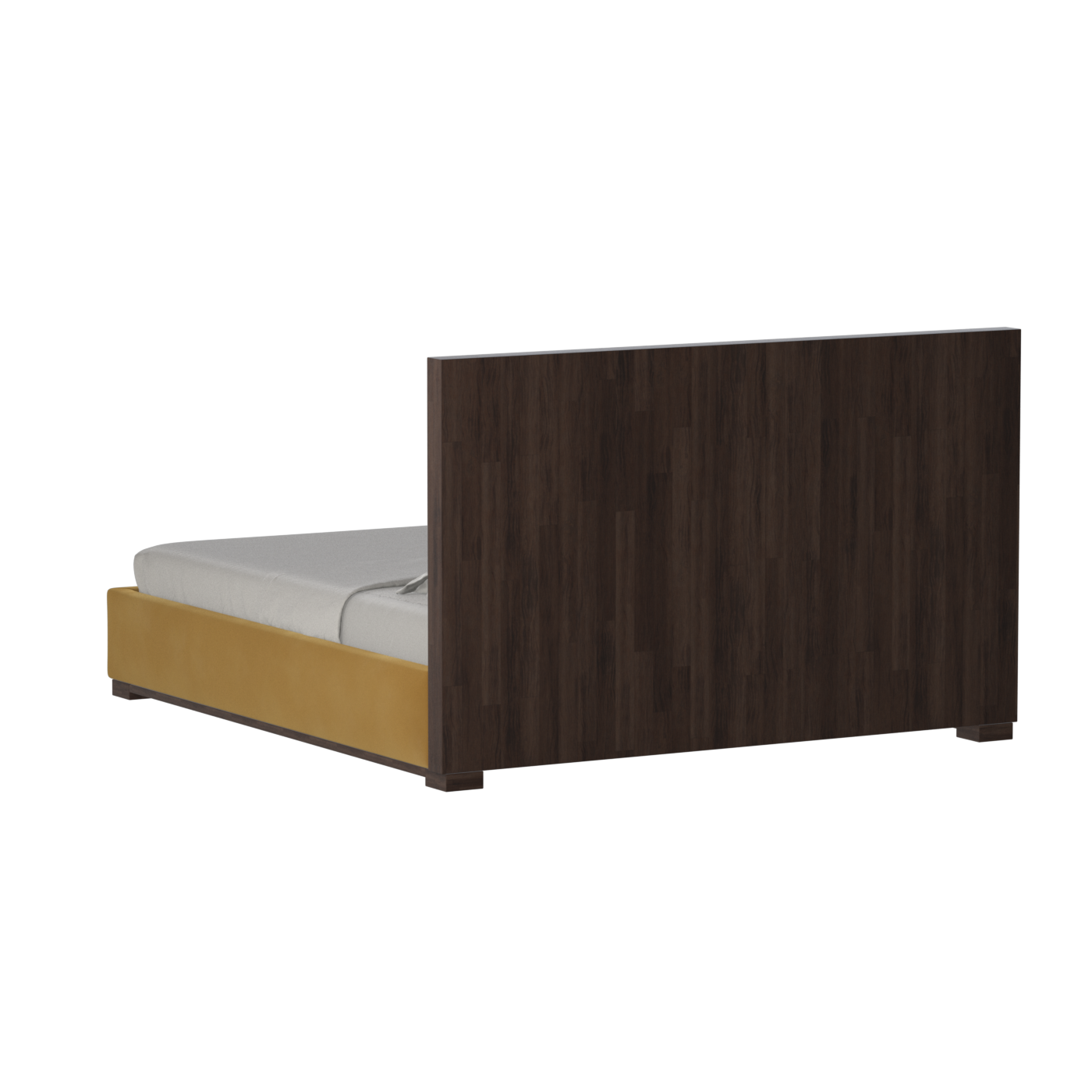 Ava Bed with Framed Vertical Headboard Panels