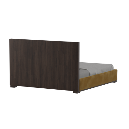 Ava Bed with Framed Vertical Headboard Panels