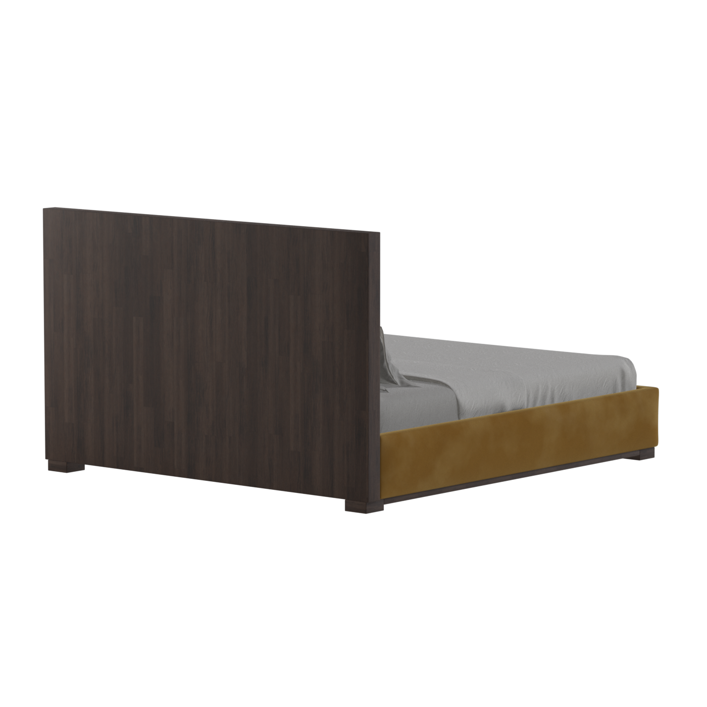 Ava Bed with Framed Vertical Headboard Panels