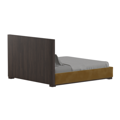 Ava Bed with Framed Vertical Headboard Panels