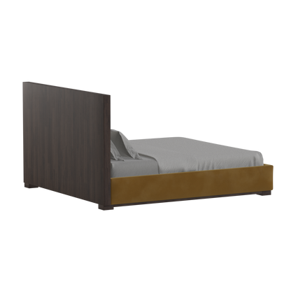 Ava Bed with Framed Vertical Headboard Panels