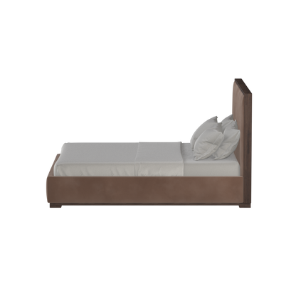 Ava Bed with Framed Vertical Headboard Panels