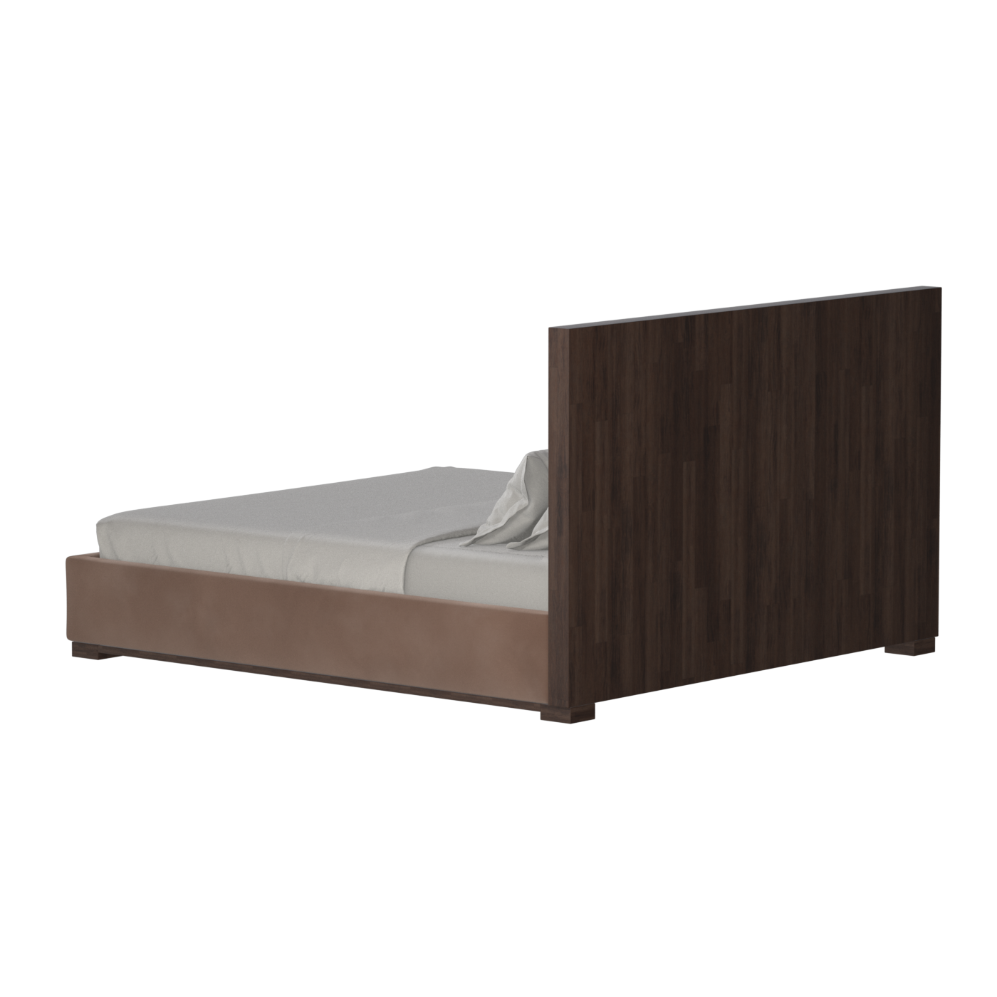 Ava Bed with Framed Vertical Headboard Panels