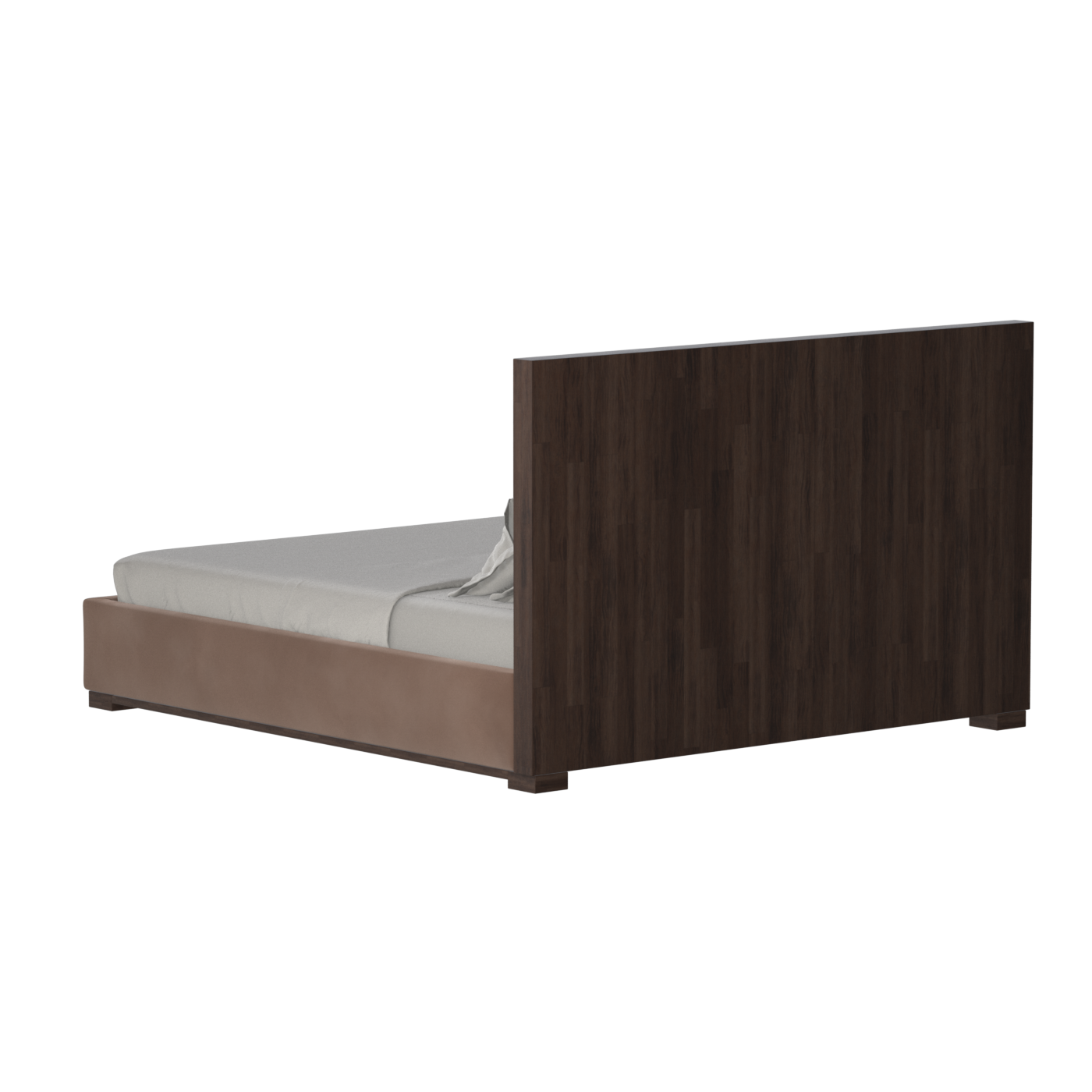 Ava Bed with Framed Vertical Headboard Panels