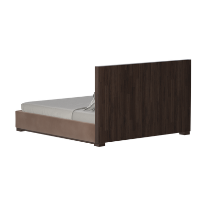 Ava Bed with Framed Vertical Headboard Panels