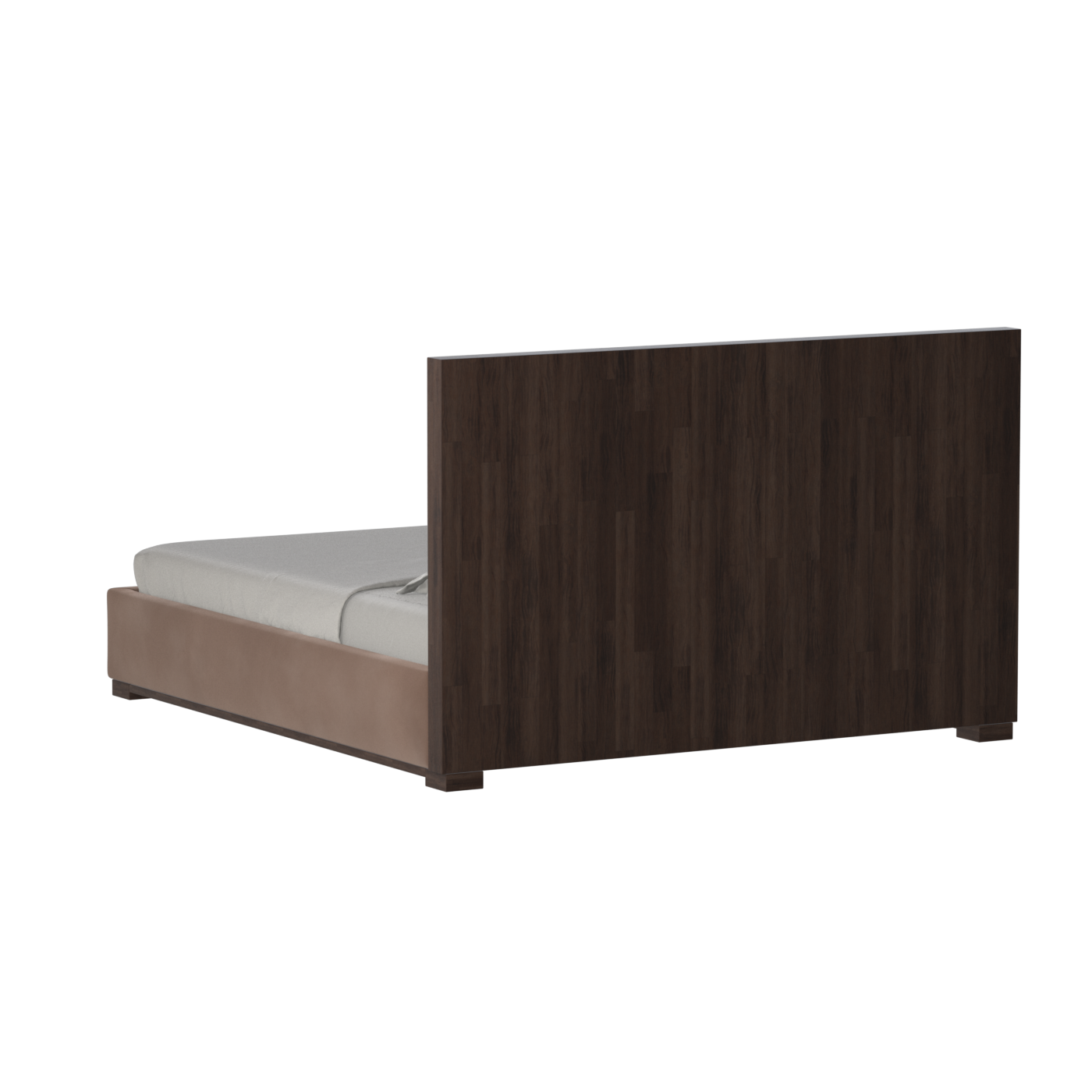 Ava Bed with Framed Vertical Headboard Panels