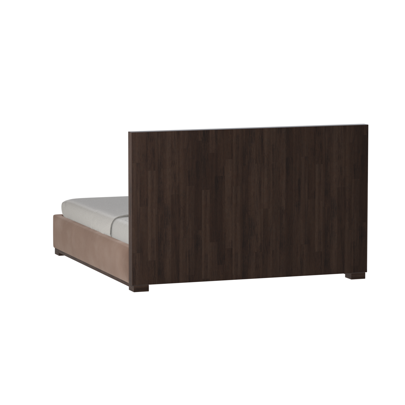 Ava Bed with Framed Vertical Headboard Panels