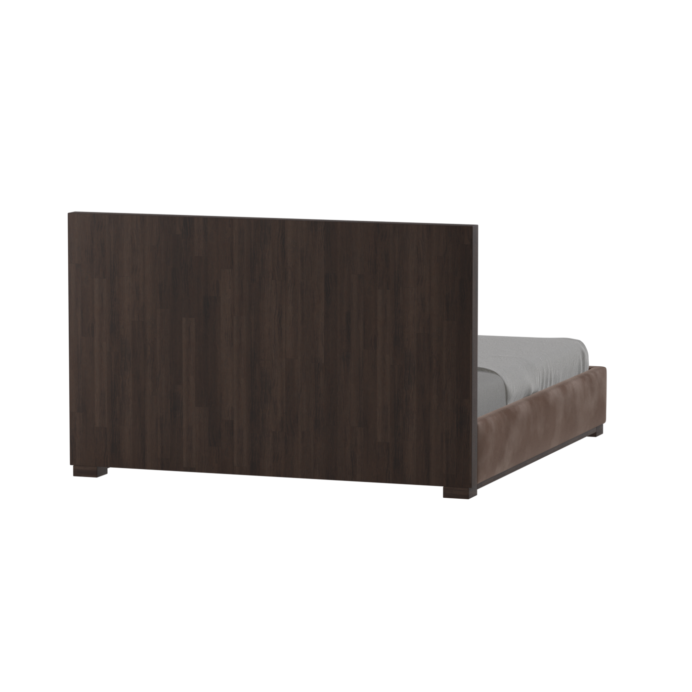 Ava Bed with Framed Vertical Headboard Panels