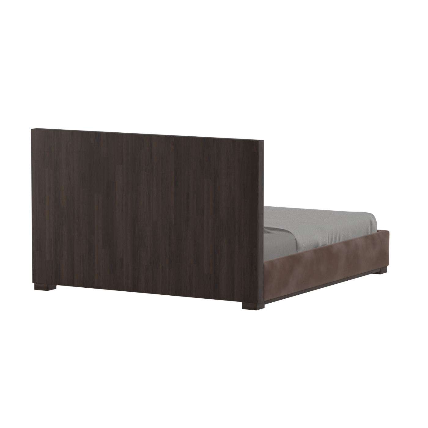 Ava Bed with Framed Vertical Headboard Panels