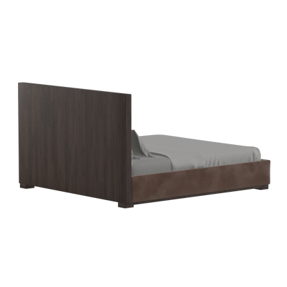 Ava Bed with Framed Vertical Headboard Panels