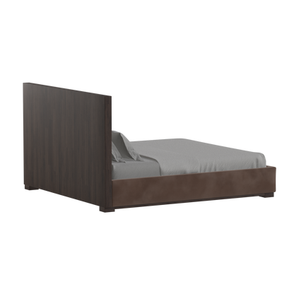 Ava Bed with Framed Vertical Headboard Panels