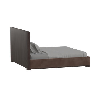 Ava Bed with Framed Vertical Headboard Panels