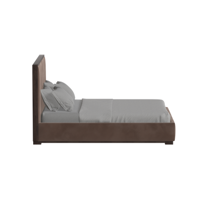 Ava Bed with Framed Vertical Headboard Panels