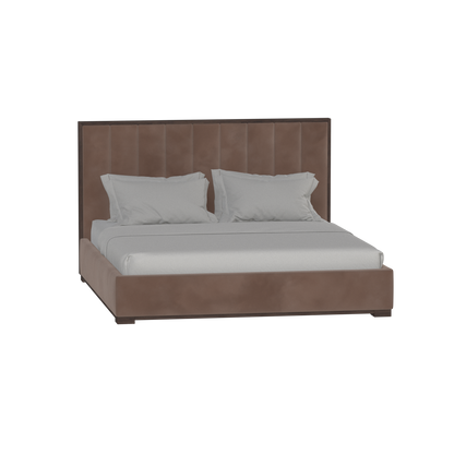 Ava Bed with Framed Vertical Headboard Panels