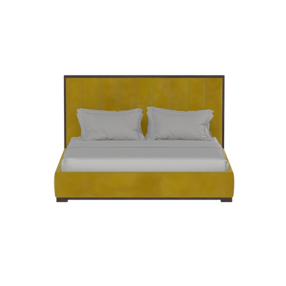Ava Bed with Framed Vertical Headboard Panels
