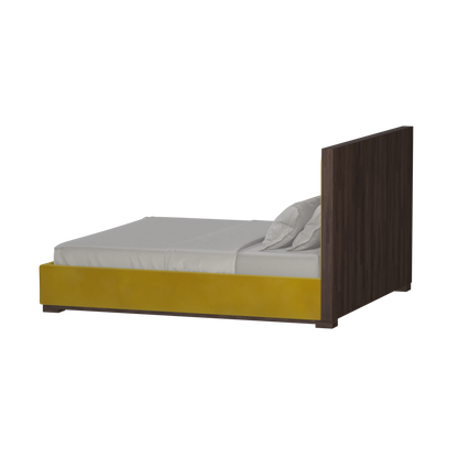Ava Bed with Framed Vertical Headboard Panels