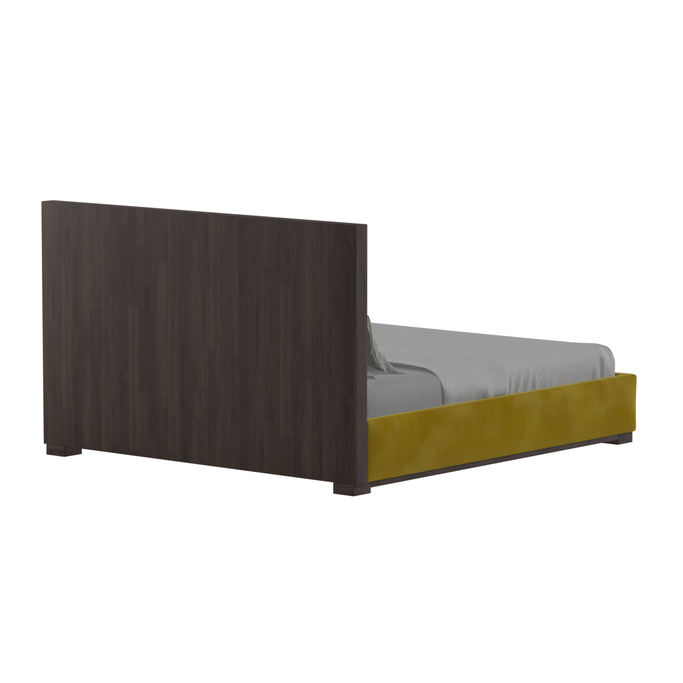 Ava Bed with Framed Vertical Headboard Panels