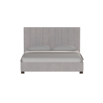 Ava High Headboard Bed in Luxe Fabric