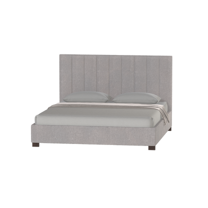 Ava High Headboard Bed in Luxe Fabric