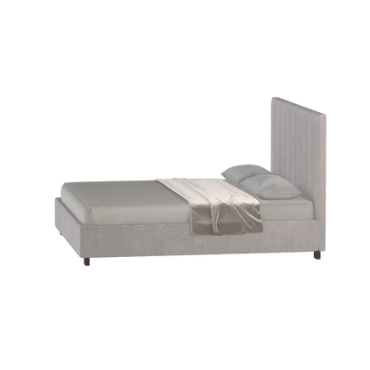 Ava High Headboard Bed in Luxe Fabric