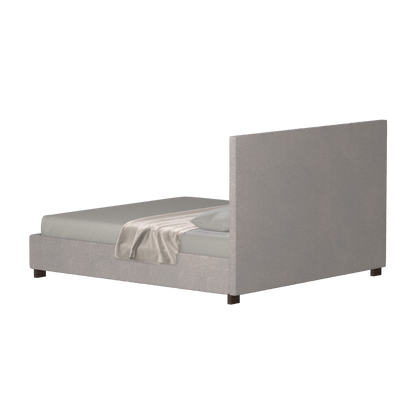 Ava High Headboard Bed in Luxe Fabric