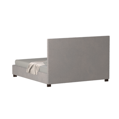 Ava High Headboard Bed in Luxe Fabric